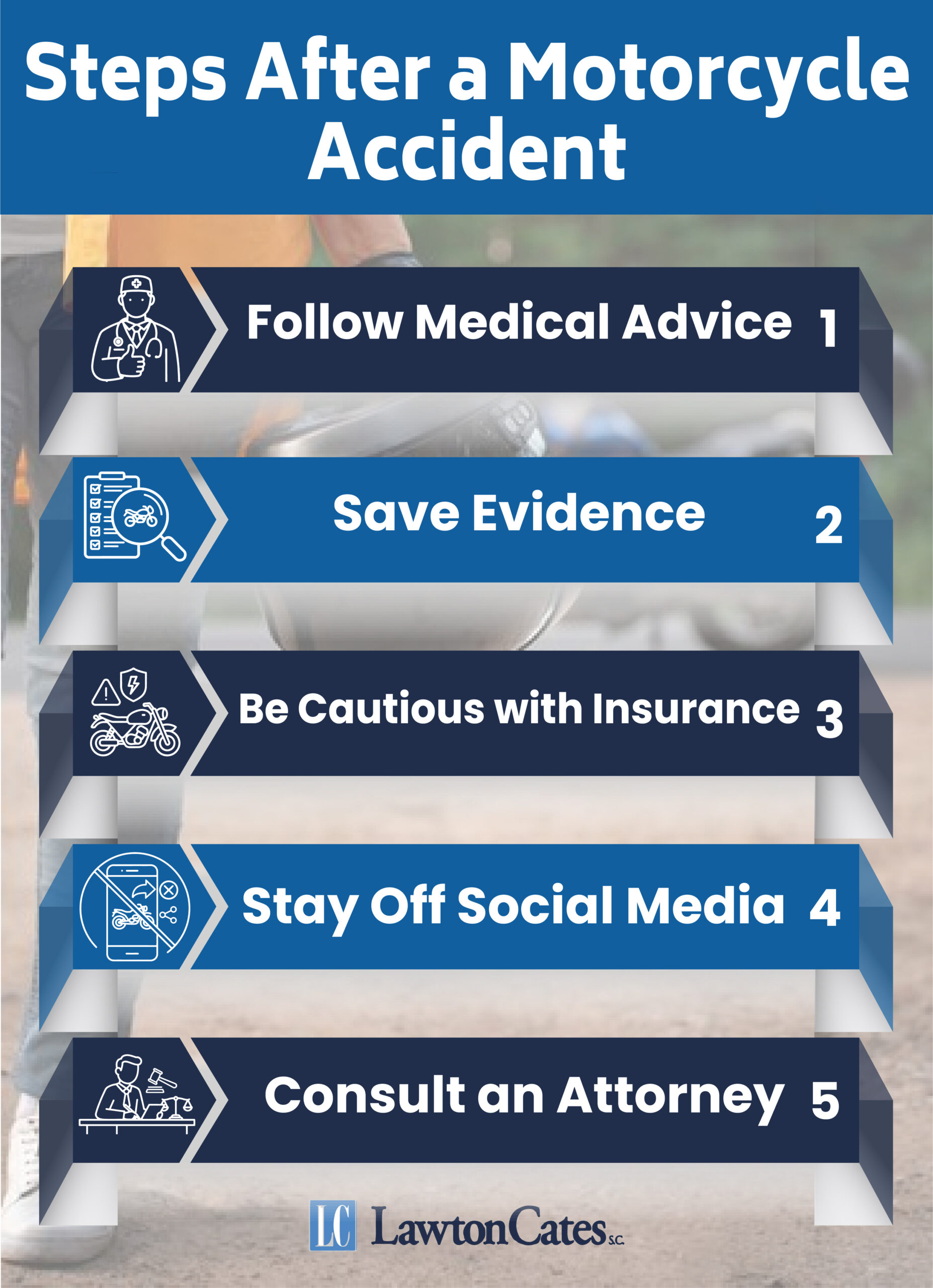 Steps After Motorcycle Accident